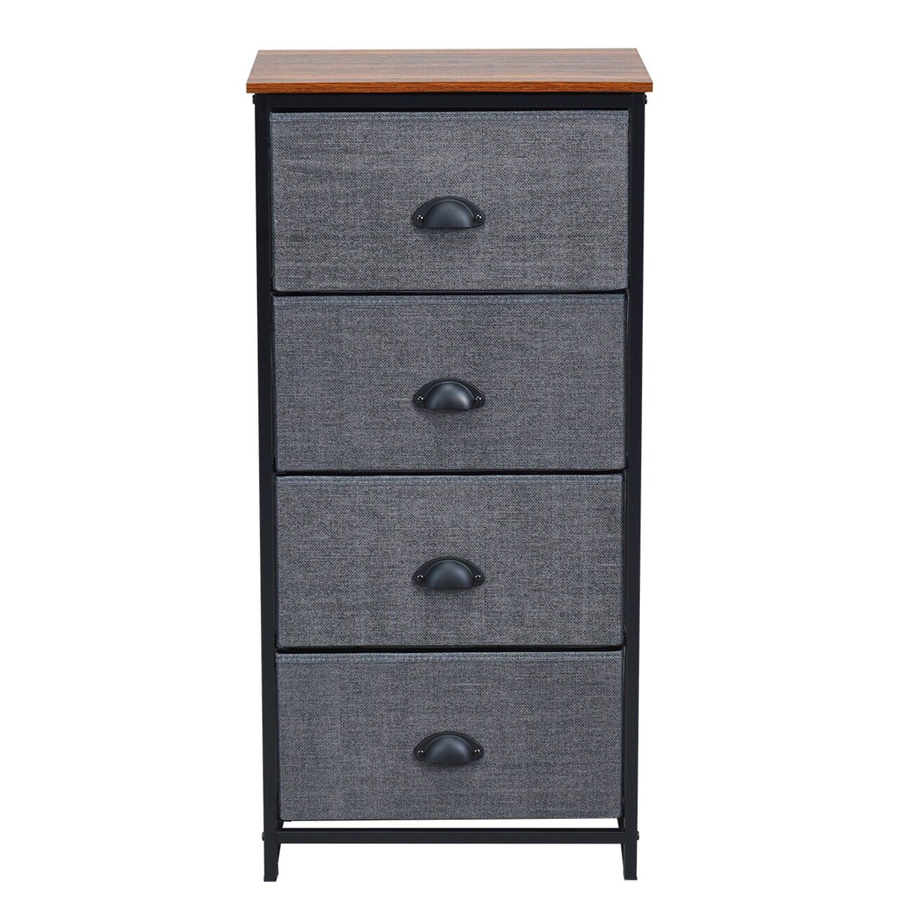 Chest Storage Tower Side Table Display Storage with 4 Drawers